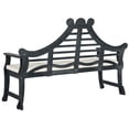 thumbnail image 4 of Safavieh Azusa Indoor/Outdoor Traditional Garden Bench with Cushion, 4 of 7