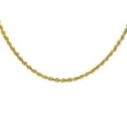 thumbnail image 5 of 14K Hollow Rope Yellow Gold Chain (5, 22"), 5 of 5