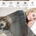 thumbnail image 3 of Orinice Cute Dog Flannel Blankets Throws for Sofa, Bedroom, Couch, Travel, Bedroom Accessories Fluffy Microfiber Fleece Blankets - Soft, Lightweight, Plush Bed Blanket  40x50in, 3 of 6
