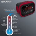 thumbnail image 4 of Sharp Despertador Súper Fuerte para Personas Que Duermen Mucho, 6 Sonidos de Activación Extremadamente Fuertes: hasta 115 dB de Volumen, 4 of 5
