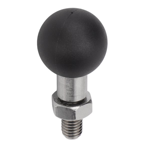 Ball Adapter, Threaded Ball Adapter Right Hand Thread Rustproof Durable For Motorbike M8,M10