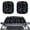 Colorful Dog Paw, variant on Yuyamidu 3D Cat Automotive Windshield Sunshades 2 PCS Cowboy Car Windshield Cover Accessories Adorable Car Sun Shade for Windshield for Sedan SUV Truck, Blue