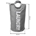 thumbnail image 4 of CESTO PARA ROPA SUCIA GRIS OBSCURO KECOMPRAS CESTO PARA ROPA SUCIA, 4 of 4