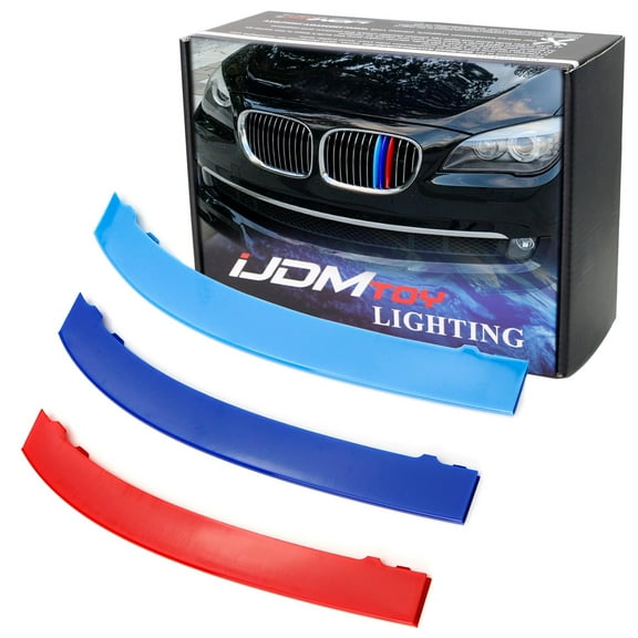 M-Color Grille Insert Trims For BMW 2009-2012 F01/F02 7 Series 740i 740Li 750i 750Li etc with 13 Standard Grille Beams