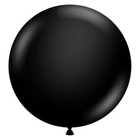 Tuf-Tex 17" Black Latex Balloons
