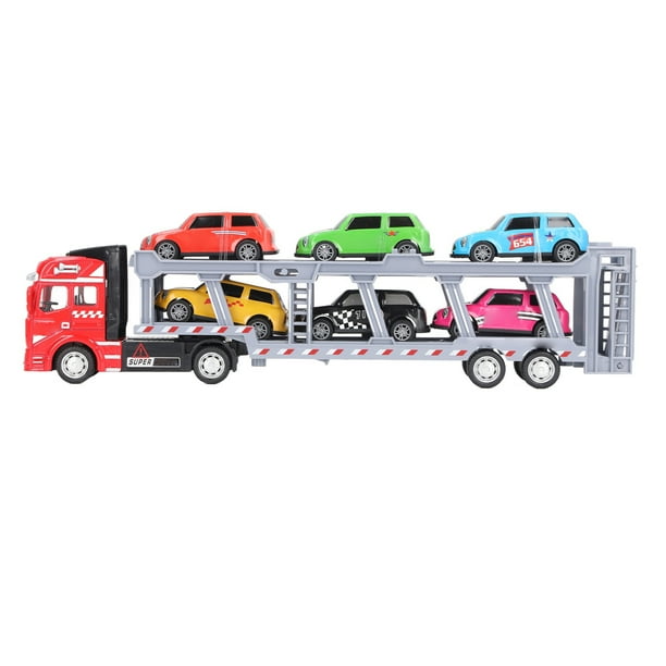 Camión Transportador de Juguete ANGGREK 6 Coches Desmontable Colección de Juguetes