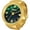 green-gold, variant on Men Women Finger Watch Stretchy Band Elastic Round Simple Dial Quartz Ring Watches for Valentine's Day