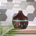 thumbnail image 1 of Feltree Mini 5V Wood Grain Aromatherapy Humidifier 300ml Capacity, Portable USB-Powered Mist Maker for Bedroom Desktop and Vehicle Mounting, 1 of 8