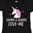thumbnail image 4 of Inktastic Grammy and Grandpa Love Me Girl Unicorn Girls Baby Bodysuit, 4 of 5