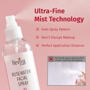 Reviva Labs Rosewater Facial Spray - Hydrating Face Mist for All Skin Types, 8 Fl Oz