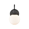 thumbnail image 3 of 4221-MB-Millennium Lighting-Ella - 1 Light Wall Sconce-11 Inches Tall and 6 Inches Wide   Matte Black Finish with Frosted White Glass, 3 of 5