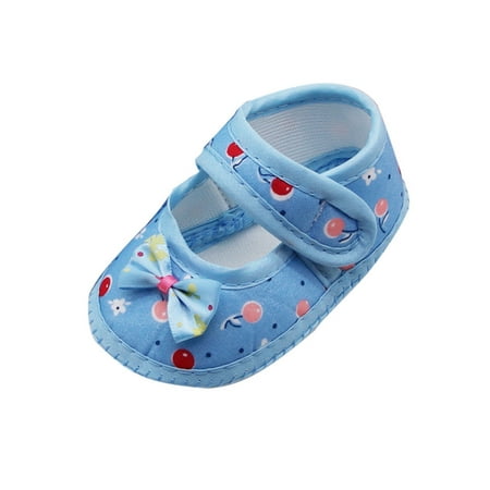 

LowProfile Baby Shoes Newborn Infant Bow Girls Soft Sole Prewalker Warm Casual Flats Shoes