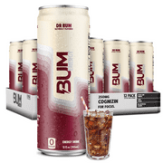 Bum Energy Drink, Dr Bum, 112mg Natural Caffeine, 12 fl oz Cans, 12-Pack