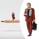 thumbnail image 2 of Diorama coleccionable de resina a escala 1/64, figura en miniatura de un jefe exitoso. Rojo A, 2 of 7