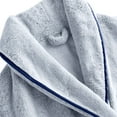 thumbnail image 6 of Men's Plush Bathrobe Soft Long Sleeve Fleece Bath Robe Bathrobe Super Absorbent Spa Robe Collar Loose Fit Fleece Loungewear Winter Warm Robe Housecoat, 6 of 6