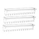 thumbnail image 1 of Hanging Jewelry Organizer- Modern Acrylic Necklace Holder with 15 Hooks - Space-Saving Wall Jewelry, 1 of 5
