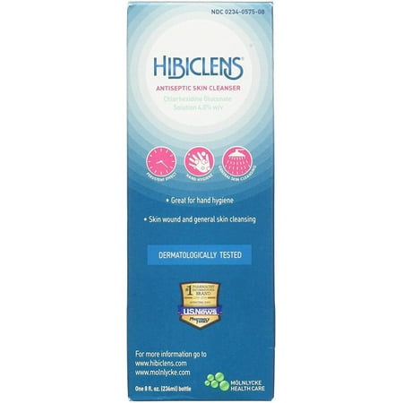 Hibiclens Antimicrobial/Antiseptic Skin Cleanser, 8 Fluid Ounce Bottle, for Antimicrobial Skin