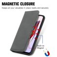 thumbnail image 4 of KAIYANG Funda de teléfono ajustada con soporte para Xiaomi Redmi 12C 4G / 11A 4G, tacto suave, ranuras para tarjetas, piel sintética, gris y multicolor, 4 of 5