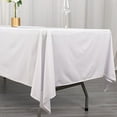 thumbnail image 4 of Balsa Circle 60x102 in White Scuba Polyester Rectangle Tablecloth Wedding Party Events Decorations Supplies, 4 of 8