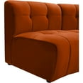 thumbnail image 6 of Meridian Furniture Limitless Cognac Velvet Upholstered Modular 8 Piece Sectional, 6 of 13