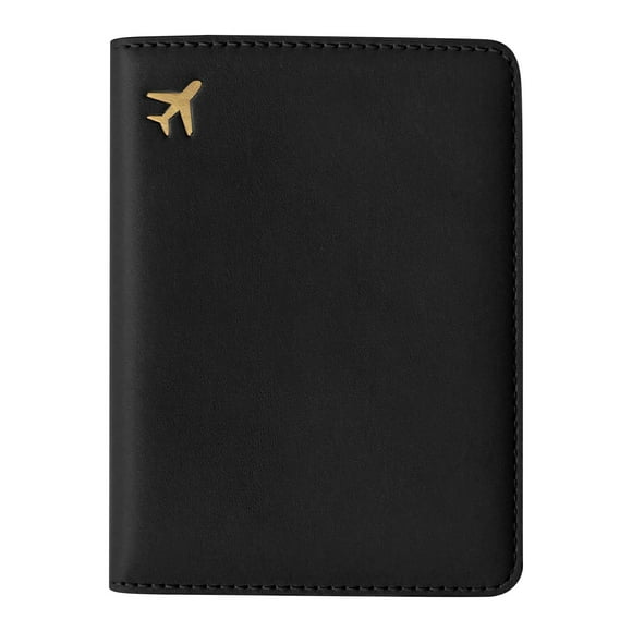 Kilougeis Pu Leather Passport Holder Blocking Travel Document organizer with Card Slots Photo Pocket-2025 New
