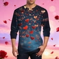 thumbnail image 1 of TaTaai Men's Fashion Graphic Pullover, Casual Printed Long Sleeve Blouse, Soft Round Neck Top, Stylish Tee for Outdoor Casual Gift, 1 of 4