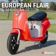 thumbnail image 3 of Razor Pocket Mod - Miniature Euro-Style Electric Scooter for Ages 8+, Roma - Red, 3 of 10
