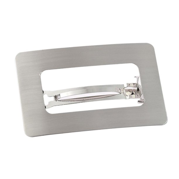 Pasadores de metal Baoblaze Barrettes franceses de primavera para mujer Plata