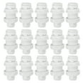 thumbnail image 1 of Conector de fondo de purificador de agua Uxcell de 1/4" a 3/8", conexión rápida, Blanco, 15 Pcs, 1 of 7