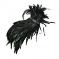 thumbnail image 1 of Chal de plumas para mujer, bufanda suave para envolver los hombros, capa de plumas, chal para Cosplay, accesorios de disfraz de cóctel, 1 of 9