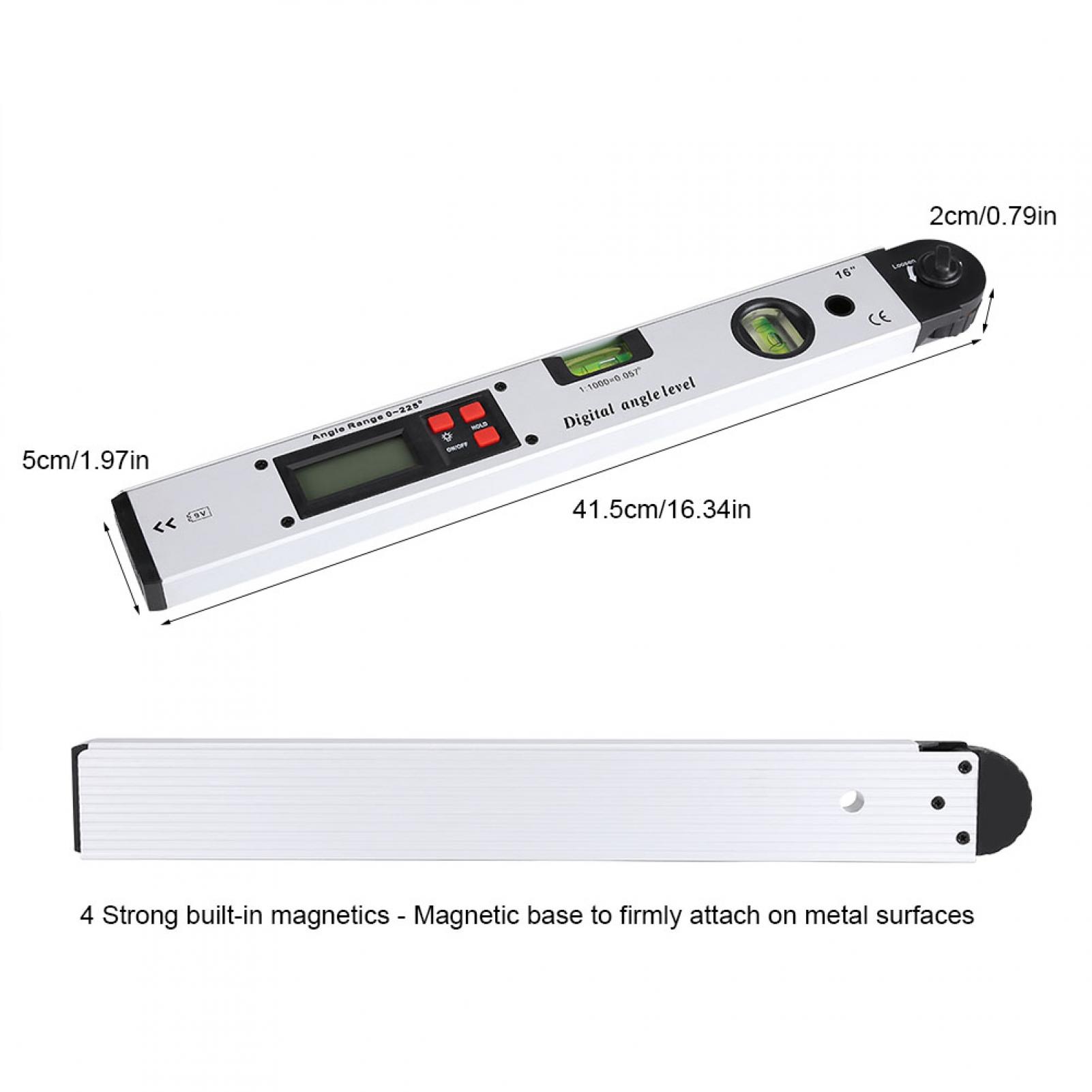 Inclinometers Power, Garden & Hand Tools 360° Range Digital