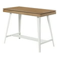 thumbnail image 3 of Furniture of America Harper 3-Piece Counter Height Table Set, Oak, 3 of 6