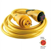 EEL 30A 125V Shore Power Cordset - Yellow - 25 in.