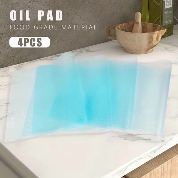 4 PCS Refrigerator Liners 17.32''× 11.42'' Waterproof & Oil-Proof Cabinet shelf Mats