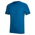 thumbnail image 2 of Weilanxin Swim Shirts Short Sleeve for Men Quick Dry Running UPF50+ Sun Protection Rash Guard Top BT3-PeacockBlue L, 2 of 7