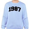 thumbnail image 2 of 1987 College Style Sweatshirt Unisex X-Large Light Blue, 2 of 5