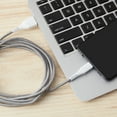thumbnail image 5 of onn. 6' Braided Micro-USB to USB Cable, White, 5 of 7