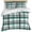 Green, variant on 3 Piece Orange Black Plaid Duvet Cover Set California King,Microfiber Comforter/Quilt Cover with Corner Ties and 2 Pillowcases,Farmhouse Orange Black Checkered All Season Bedding with Zipper Closure