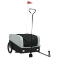 thumbnail image 4 of vidaXL Bike Trailer Kids Bicycle Cargo Trailer Cart Wagon with Tow Bar Iron, 4 of 6