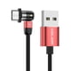 thumbnail image 1 of Cable USB de carga con imán magnético trenzado ajustable con rotación de 360 degree y 180 degree rojo 05 m tipo C, 1 of 7