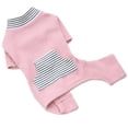 thumbnail image 2 of Walbest Dog Pajamas Striped Pet Jumpsuits Dog Onesies Long Sleeves Pet Pajamas Cute Dog Apparels Soft Pet Clothes for Puppy Small Dogs, 2 of 7