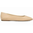 thumbnail image 2 of Franco Sarto Womens Flexa Amaya Square Toe Ballet Flat Beige Leather 5.5M, 2 of 4
