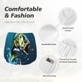 thumbnail image 4 of Rateoe Big bass fish1 Printed 2 in 1 Women's Workout Shorts for Athletic Gym Running Shorts with Phone Pockets-Small, 4 of 7