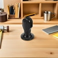 thumbnail image 4 of WHAMVOX 4PCS Partition Bracket Feet Black Toilet Hardware With Easy Installation For Public Restroom Use, 4 of 7