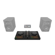 AlphaTheta DDJ-FLX2 Compact 2-Channel DJ Controller with Backpack Package
