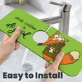 thumbnail image 6 of Pofeuu Drink Coffee And Do Good Print Splash Guard for Sink Faucet Sink Gadgets-Splash Guard Behind Faucet Drip Catcher for Kitchen, Bathroom,Sink Mat, 6 of 7