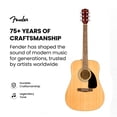 thumbnail image 2 of Fender FA-115 Dreadnought Acoustic Guitar - Natural w/ Gig Bag, 2 of 9
