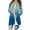 A_ Blue, variant on Womens Gradient Color Long Cardigan Fall Casual Open Front Long Sleeve Loose Thin Coat Beach Cover Ups Lounge Outwear Red S