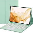 thumbnail image 1 of Touch Keyboard Case for Samsung Galaxy Tab S8+ 2022/S7 FE 2021/S7+ 2020 12.4 Inch, with Pencil Holder - Magnetically Detachable Touch Bluetooth Keyboard, 1 of 7
