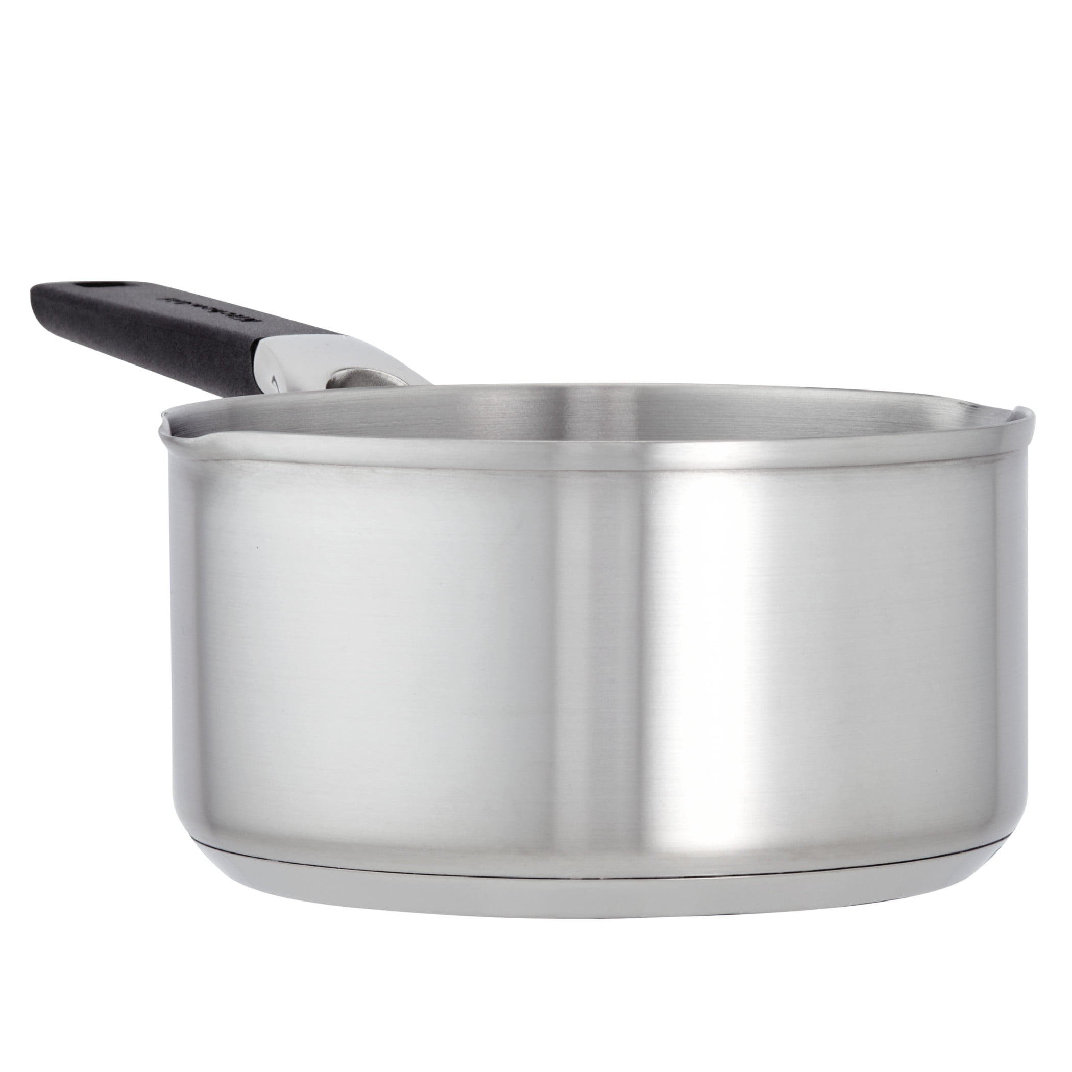 QUIENKITCH 1.5 Quart Stainless Steel Saucepan With Pour Spout